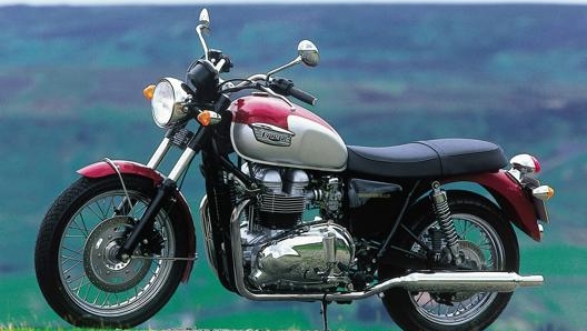 Una Triumph Bonneville, con cui Lillo ha affrontato uno dei viaggi piu lunghi della sua vita