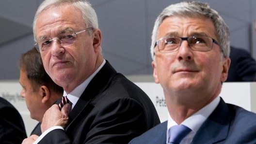 Da sinistra, Martin Winterkorn e Rupert Stadler