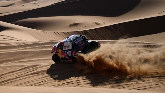 La Toyota di  Nasser Al-Attiyah. Afp