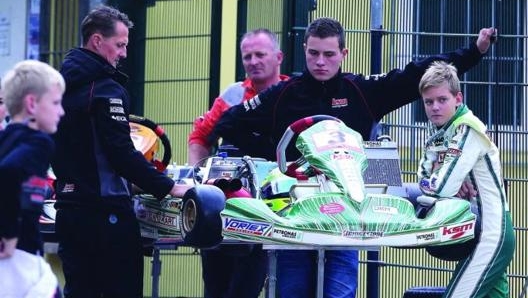 Mick e Michael Schumacher ai tempi del kart