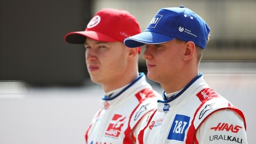 Mick Schumacher e Nikita Mazepin. Getty