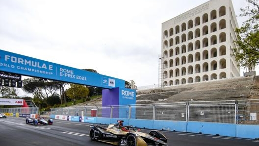 Vergne in azione a Roma. Getty