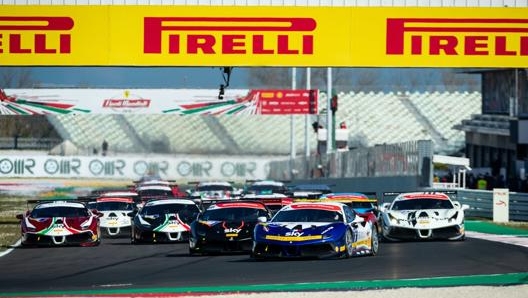 Il monomarca Ferrari Challenge in scena a Misano Adriatico durante le Finali Mondiali del Cavallino Rampante