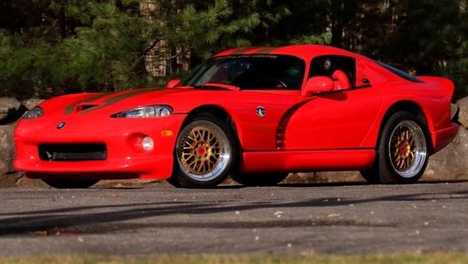 In foto l’unico esemplare al mondo della Dodge Viper Gts Cs