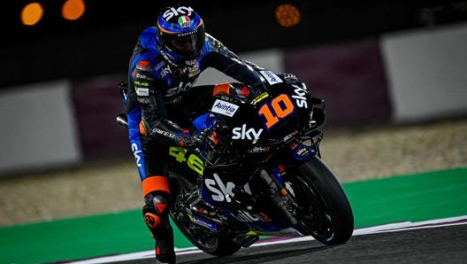 Luca Marini in azione venerdì 5 marzo sul circuito di Losail