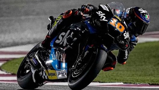 Luca Marini in Qatar con la Ducati Avintia. Instagram luca_marini_97