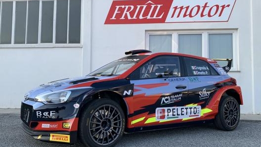 La Hyundai i20 R5 di Andrea Crugnola, campione in carica del Cir