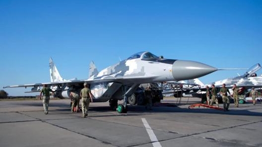 Un MiG-29 dell’aeronautica ucraina