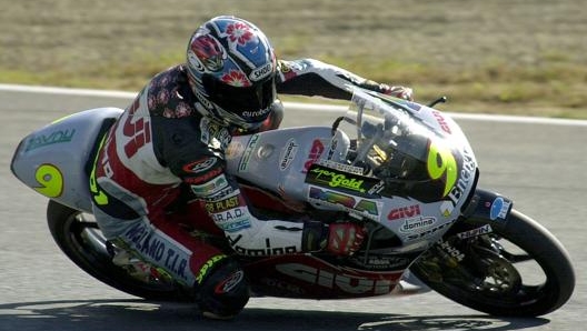 Cecchinello in 125 nel 2000. Ap