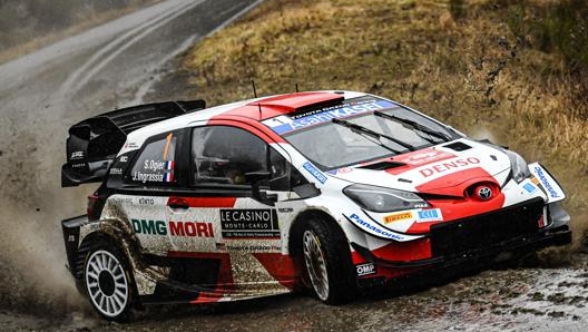 Sébastien Ogier e Julien Ingrassia su Toyota Yaris Wrc. Getty