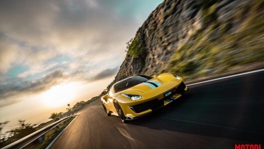 La Ferrari 488 Pista su strada