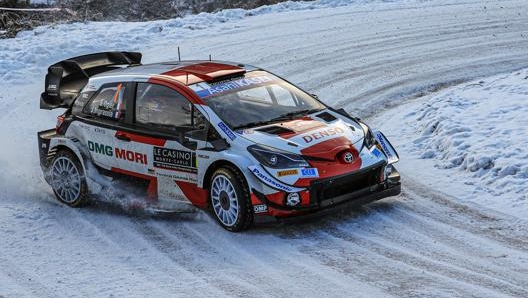 Sebastien Ogier in azione a Monte Carlo. Getty