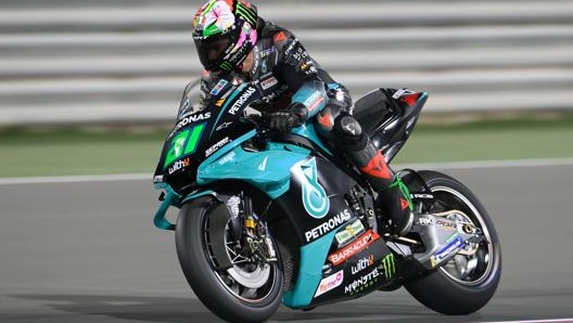 Franco Morbidelli in azione sul circuito di Losail