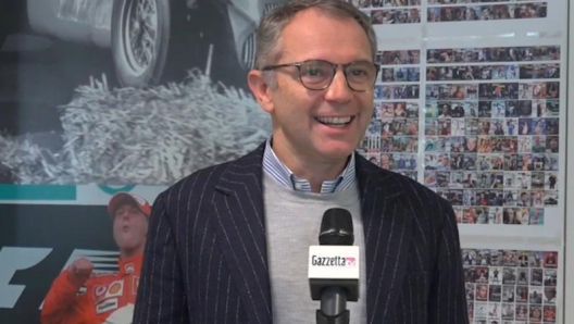 Il neo presidente e Ceo di Formula 1, Stefano Domenicali, in visita alla Gazzetta lo scorso dicembre