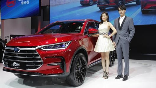 Il Suv Byd Tang DM presentato al salone di Pechino che si è svolto a settembre. Epa