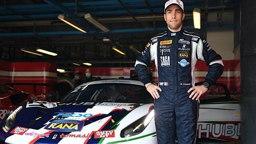 Matteo Cressoni e la Ferrari 488 GT3 Evo