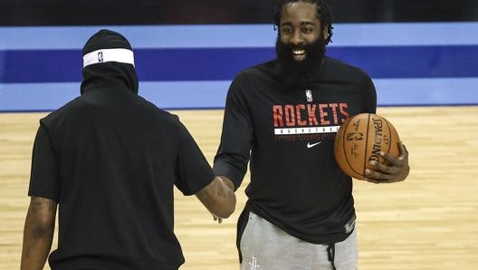 James Harden con la maglia degli Houston Rockets. Ap