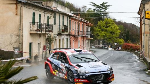 Andrea Crugnola vincitore del Rallye Sanremo 2021 su Hyundai i20 R5