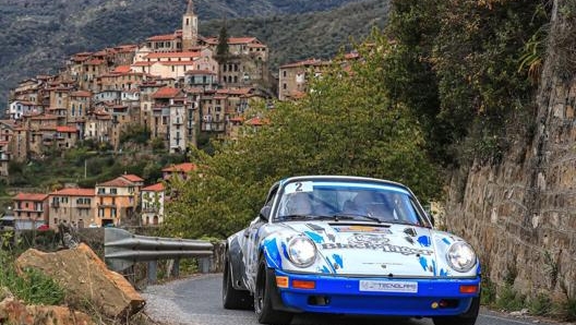 Lucio Da Zanche su Porsche 911 gruppo B vincitore del Sanremo Storico 2021