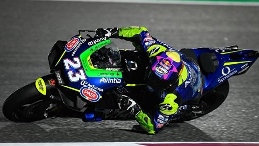 Bastianini in sella alla sua Ducati MotoGP