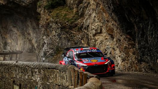 Ott Tänak e Martin Jarveoja su Hyundai i20 Wrc. Getty