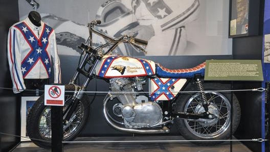 La Laverda 750 utilizzata da Knievel