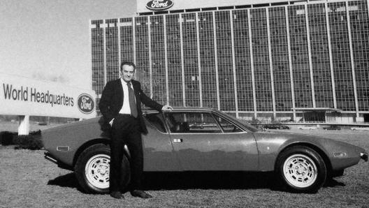 Alejandro De Tomaso e la Pantera al quartier generale Ford