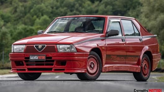 LAlfa Romeo 75 Turbo Evoluzione protagonista della nostra prova assieme alla Giulia Quadrifoglio