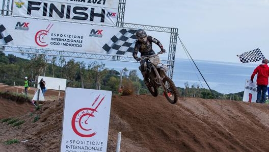 Thomas Olsen (Husqvarna) in azione ad Alghero