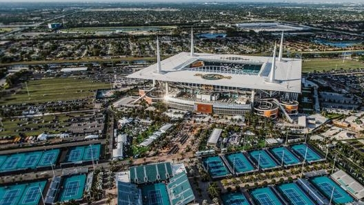 La zona attorno allo stadio. F1.com