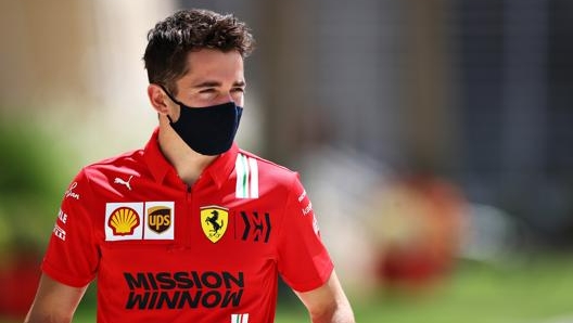 Charles Leclerc, quarto posto in qualifica in Bahrain. Getty