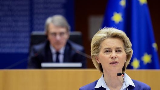 La Commissione europea è presieduta da Ursula von der Leyen. Afp