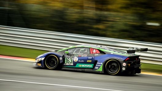 La Lamborghini Huracán di Giacomo Altoè-Albert Costa-Franck Perera a Spa 2020