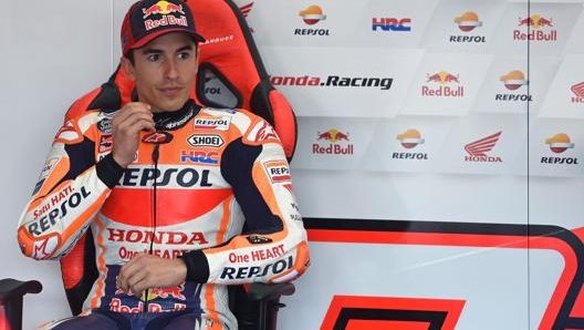 Un Marquez super concentrato anche per il GP di Jerez, dove lo scorso anno si è infortunato