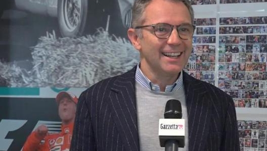 Il neo presidente e Ceo di Formula 1, Stefano Domenicali, in visita alla Gazzetta lo scorso dicembre