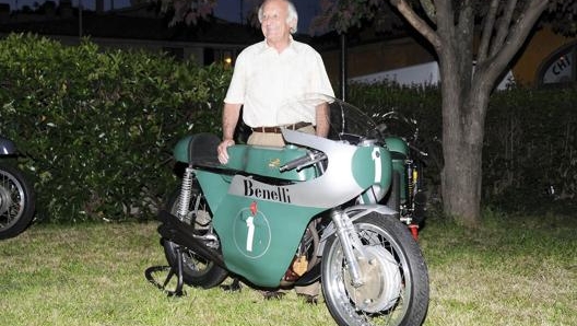 Carruthers alla festa per i 100 anni della Benelli