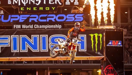 Cooper Webb vince il decimo round dell’Ama Supercross 450