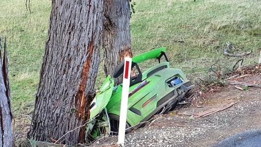 La Porsche 911 GT3 RS dopo l'incidente