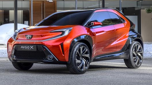 Fari a firma d’ala e verniciatura bicolore per la Toyota Aygo X Prologue