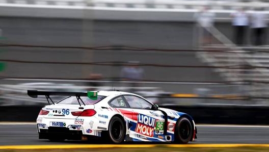 La Bmw M6 prima al via della 24 Ore di Daytona tra le vetture di classe Gtd. Facebook/Imsa