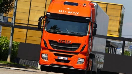 Un camion Iveco Stralis