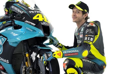 Valentino Rossi e la sua Yamaha Petronas