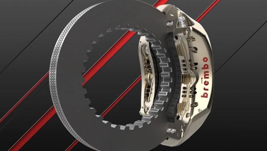 Il sistema frenante della Brembo (disco e pinza) per il Mondiale di F1