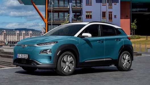 In foto la Hyundai Kona Electric