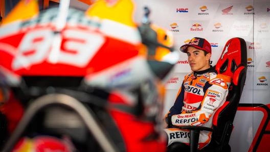 Marc Marquez, 28 anni. Epa