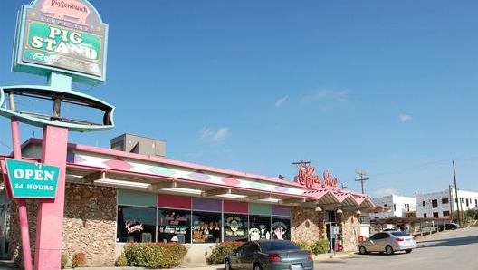 L'ultimo, originale Pig Stand: si trova non lontano dal centro di San Antonio, Texas