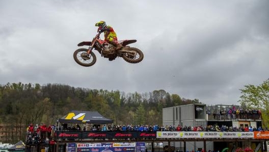 Tim Gajser sulla sua Honda CRF450RW