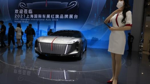 Una concept del marchio di lusso cinese Hongqi. Ap