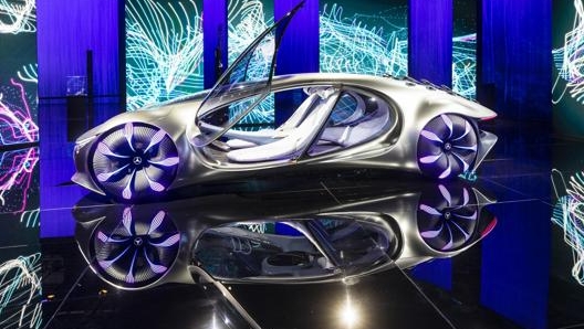 La concept Mercedes Avatar in mostra a Shanghai. Epa