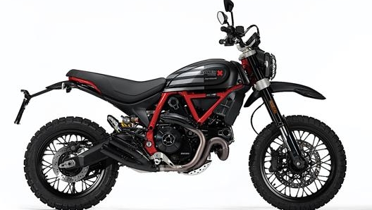 Vista laterale della Ducati Scrambler a tiratura limitata